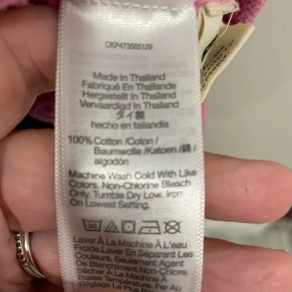 Madewell Pink Open-Knit V-Neck Sweater- Size Medium - Picture 4 of 6